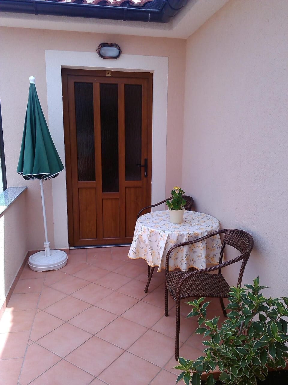 small terrace