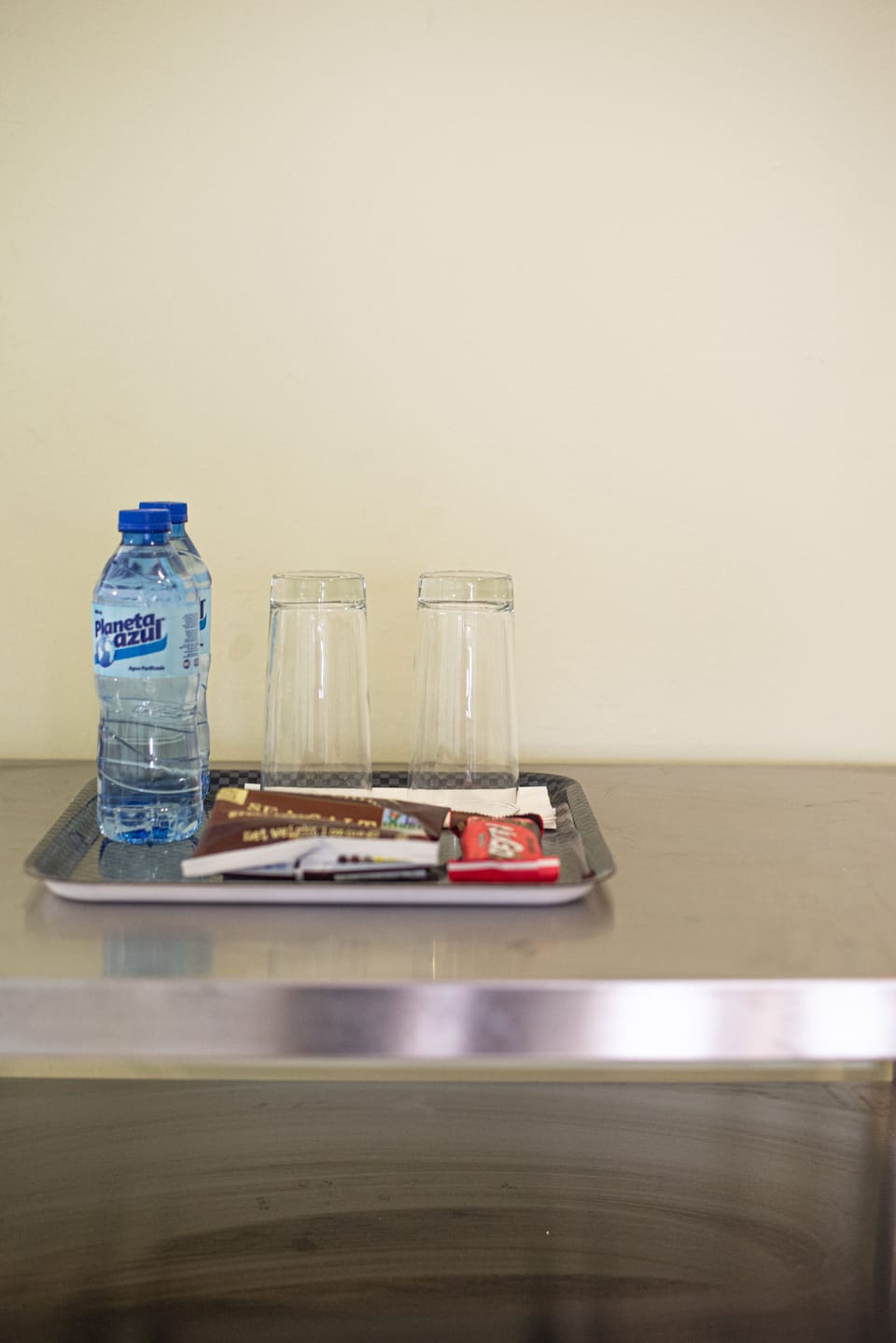 Complimentary Welcome Snacks and Bottled Water
