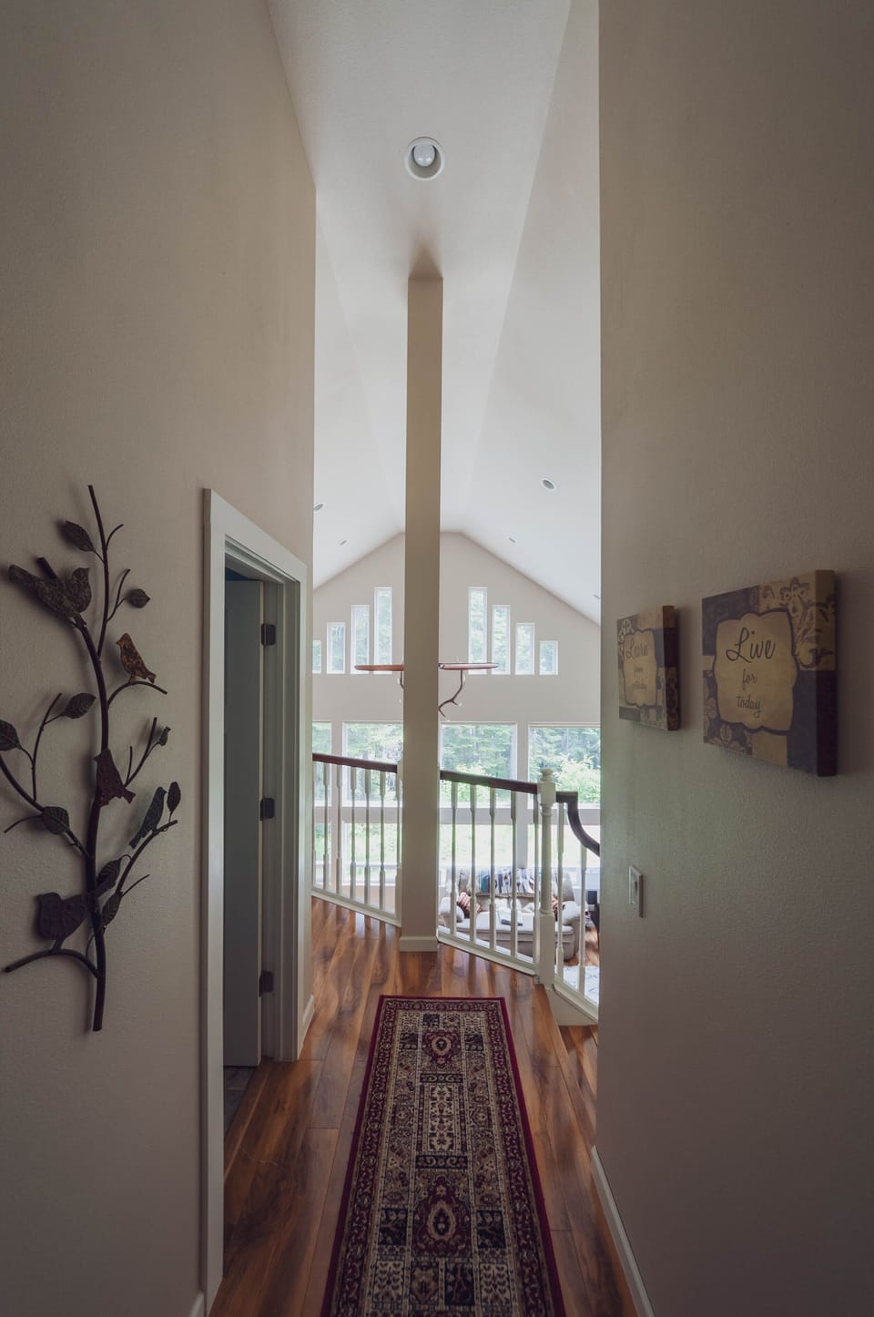 upstairs hallway