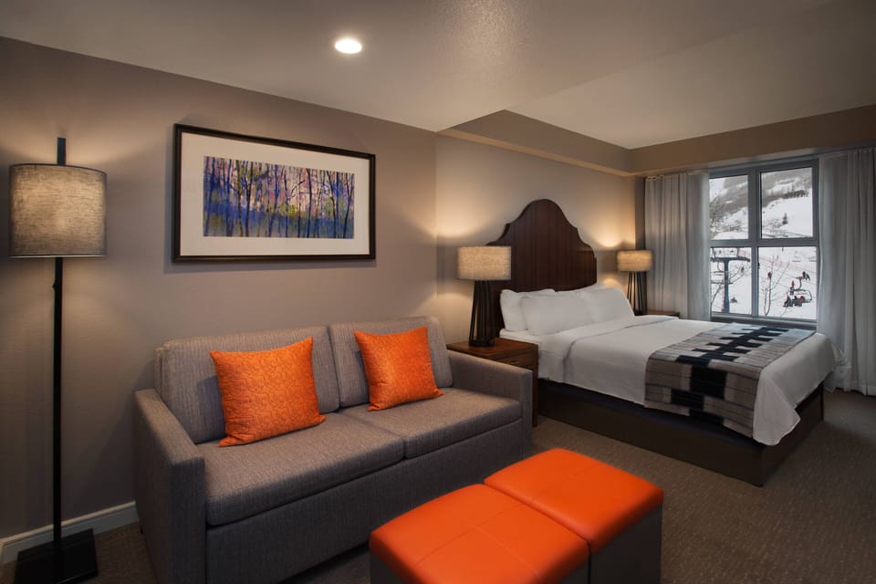 Queen Bed and Sleeper Sofa