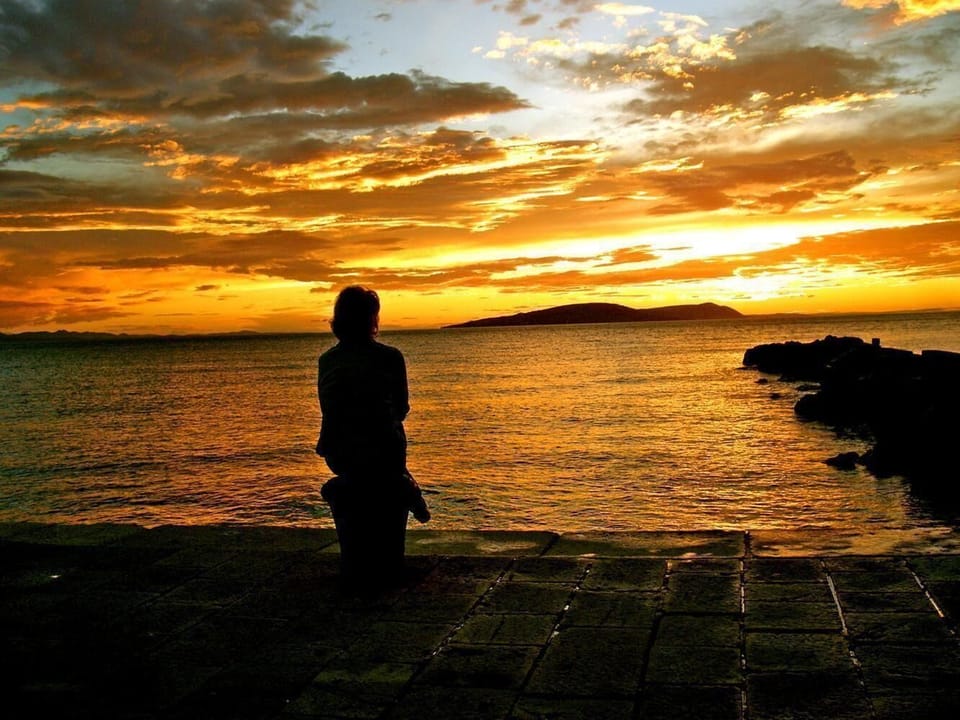 Sunset in Zaostrog