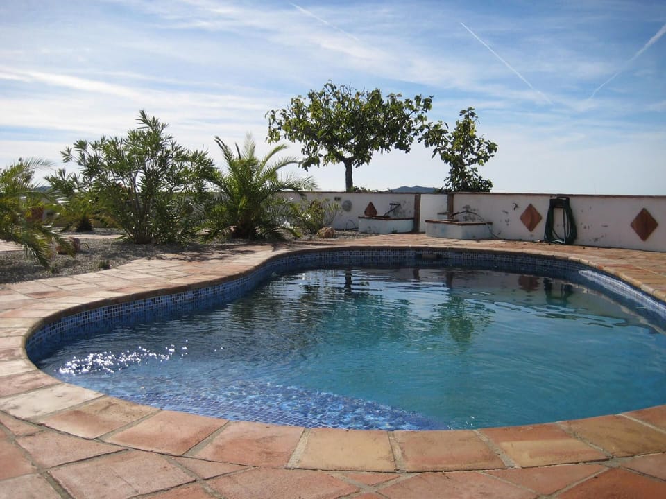 Pool. The pool offers complete privacy and at the same time a beautiful view
