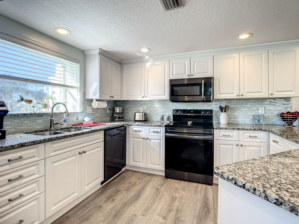 Updated Kitchen stocked with everything you may need!