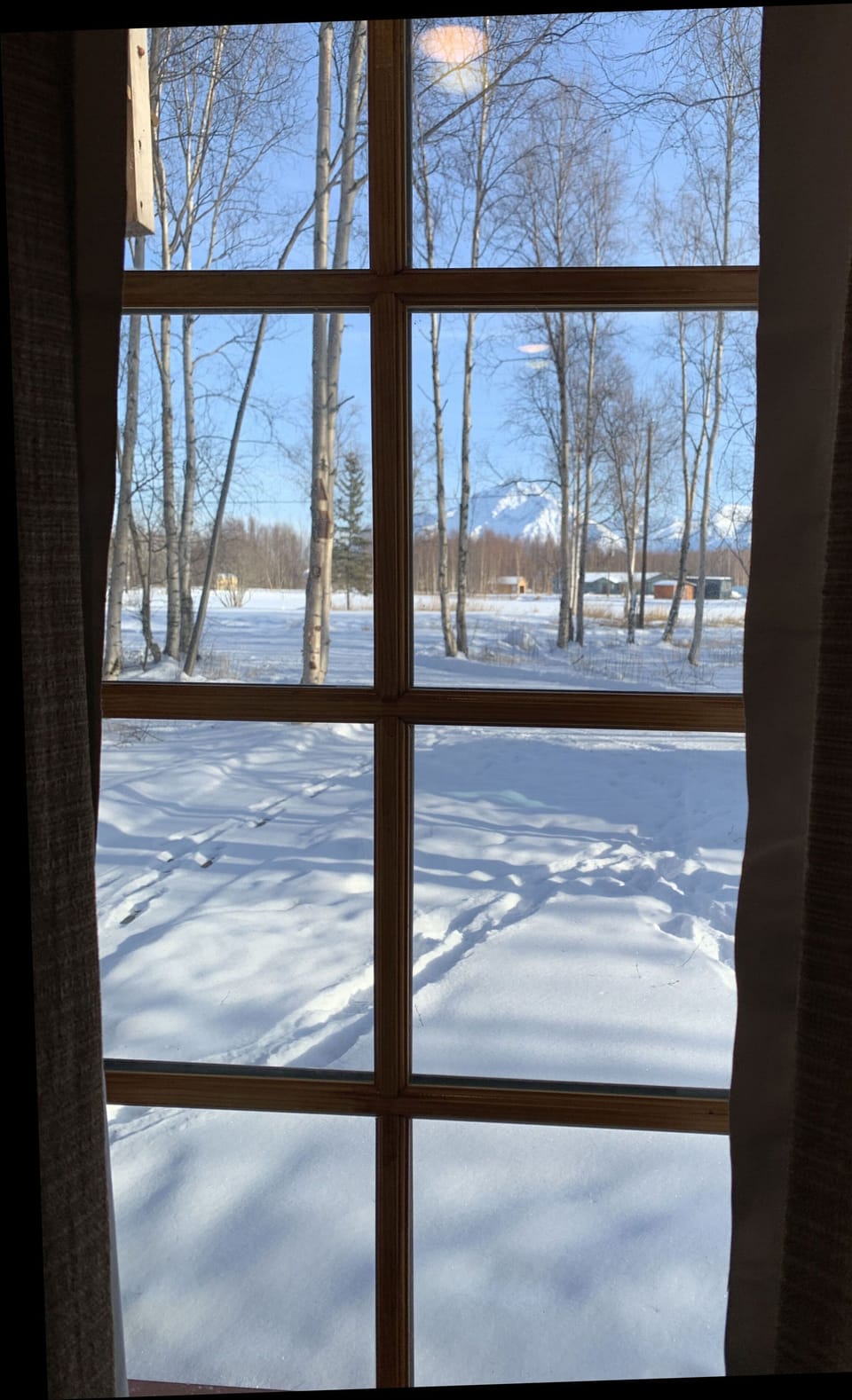 View from the suite window. 