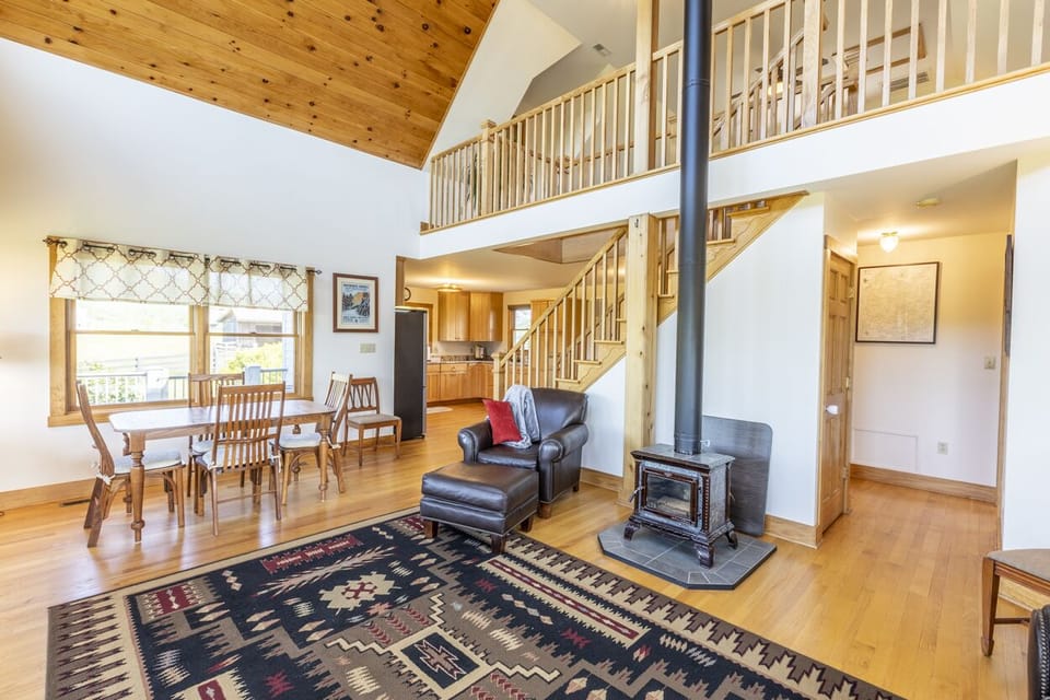 Great Room with kitchen, shows open floor plan