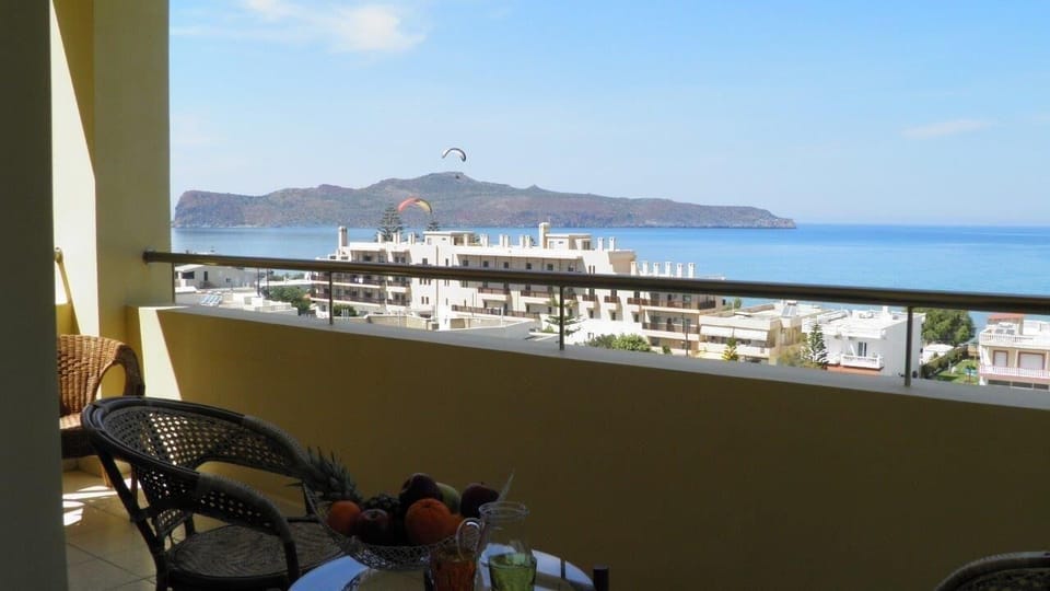 Blue Villa I view from the balcony