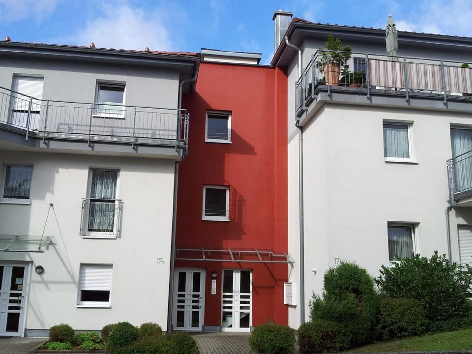 Entrance to Apartment Building