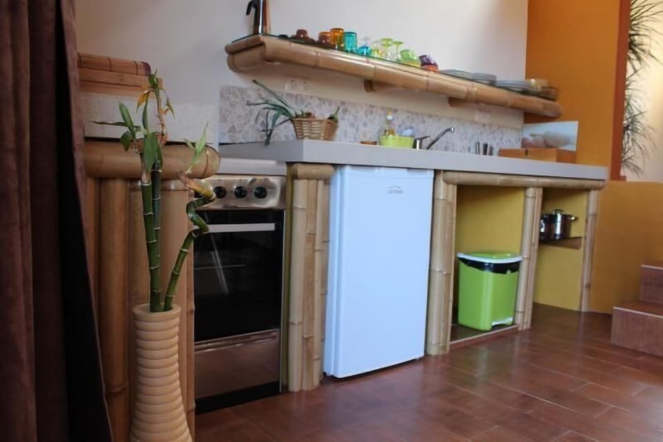 Kitchen area. Rural and simple kitchen in nature yet elegant