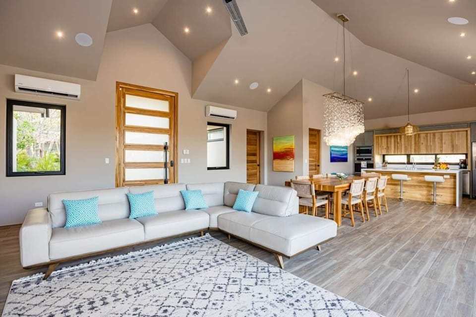 Living-dining and view to Kitchen
