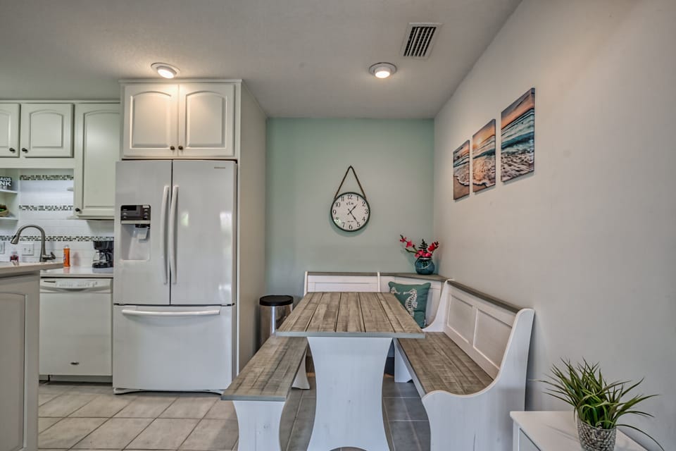 Cozy dining area in case you don't want to eat out for every meal