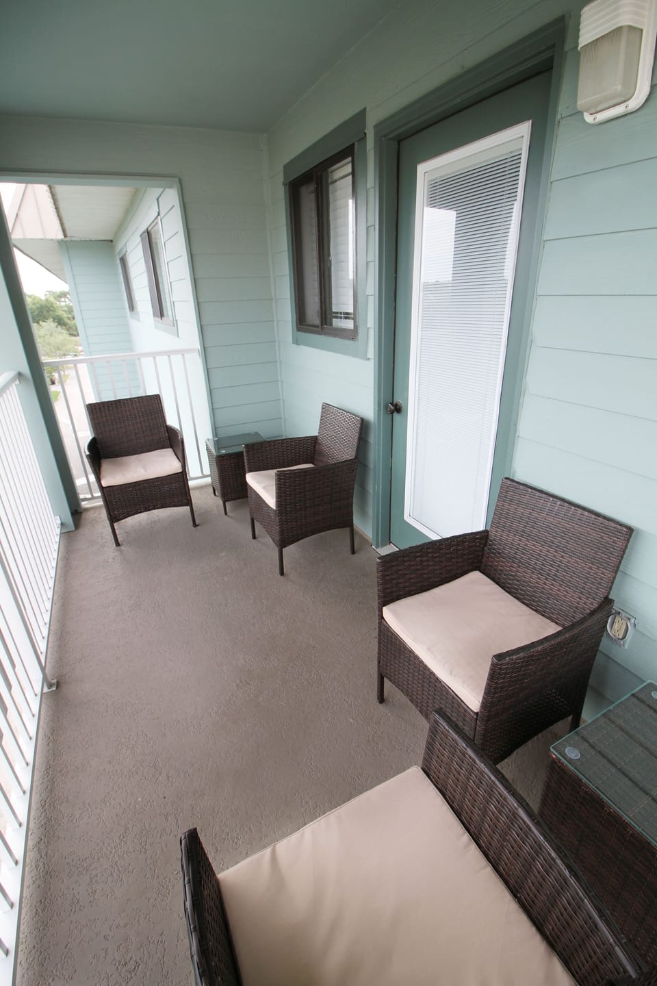 Villa's private balcony
