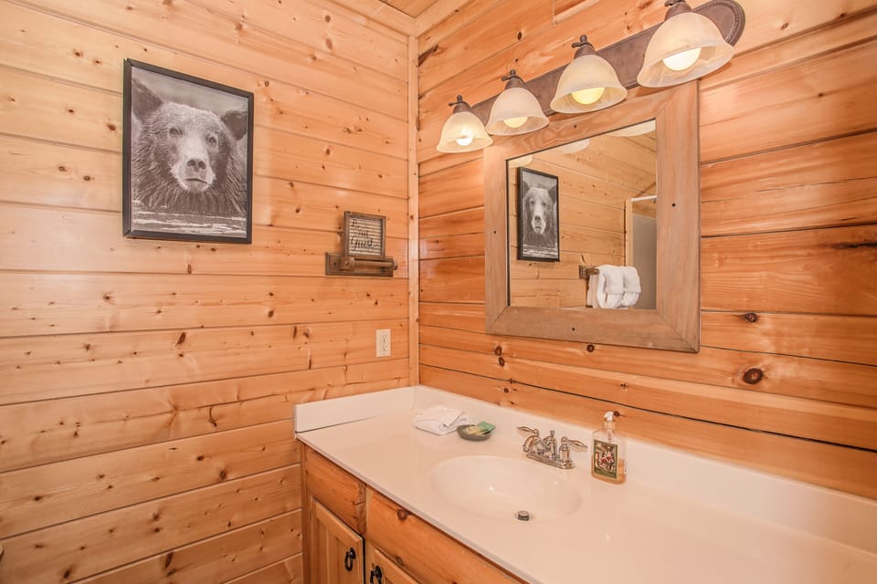 Upper Level Bathroom with Large Vanity