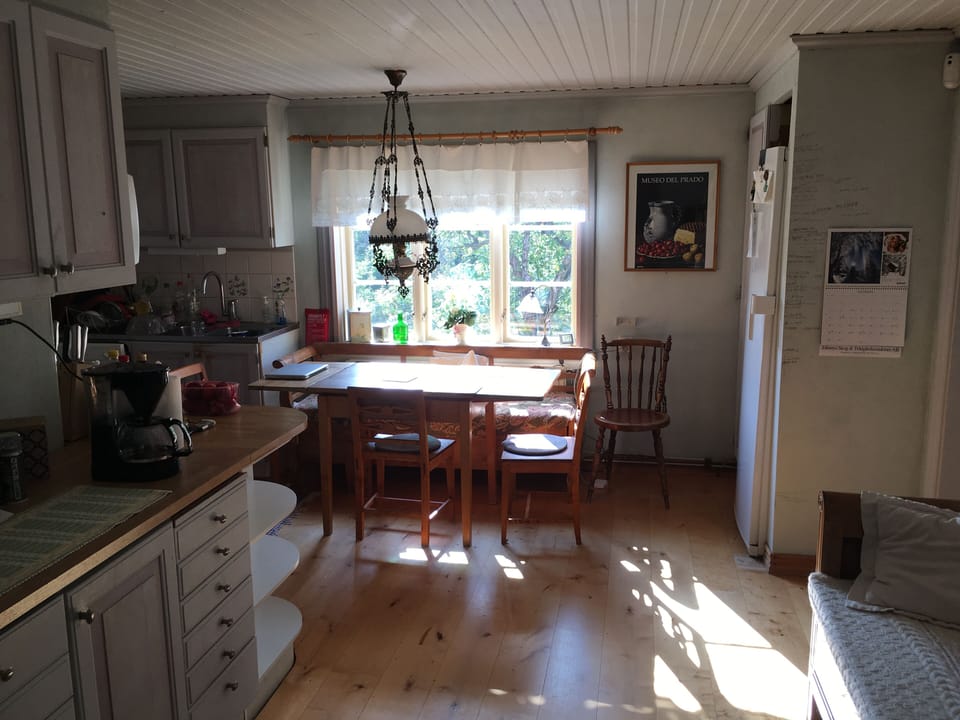The lovely kitchen!