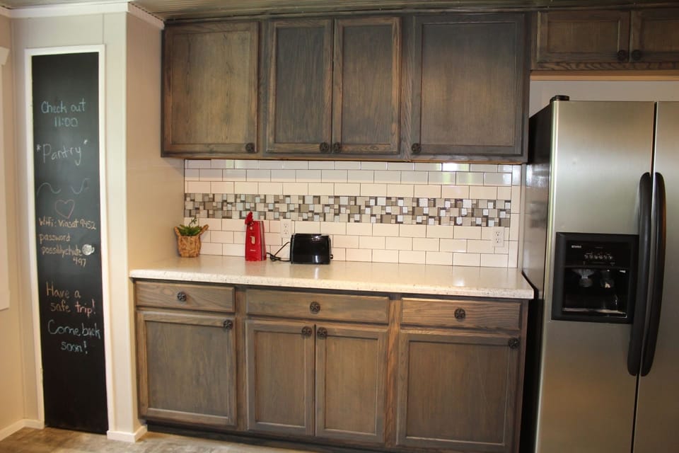 Large kitchen with plenty of room to prepare your favorite meal.