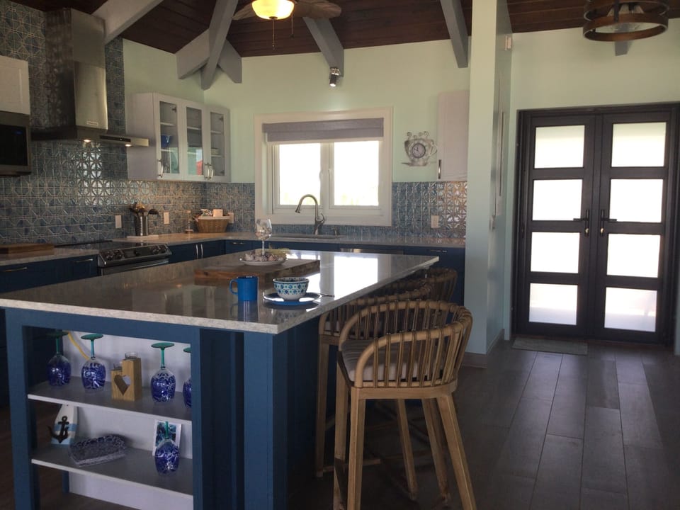 kitchen has everything you need for up to 12 people.  Just bring your food.