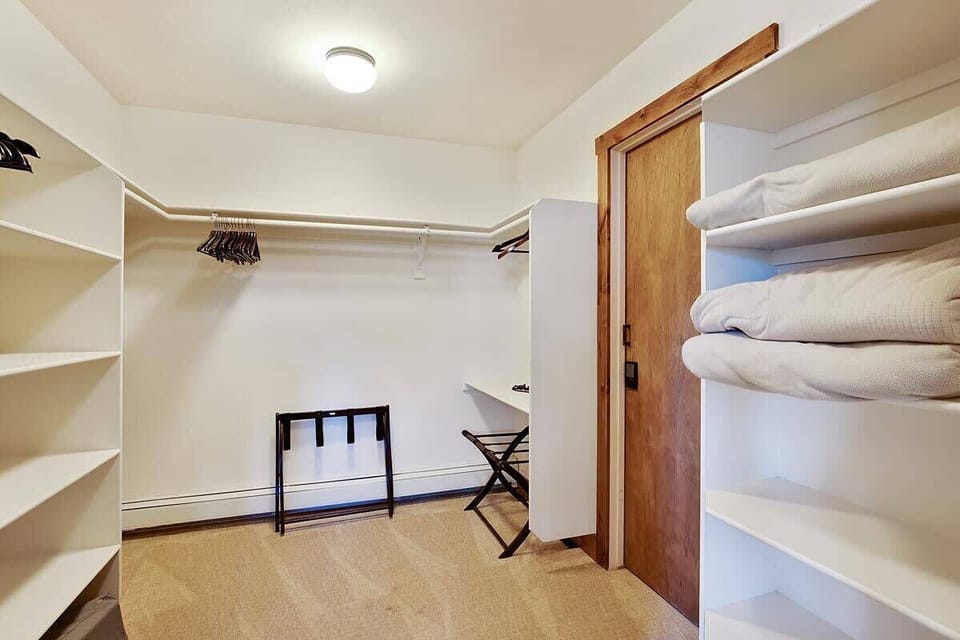 Master bedroom walk-in closet