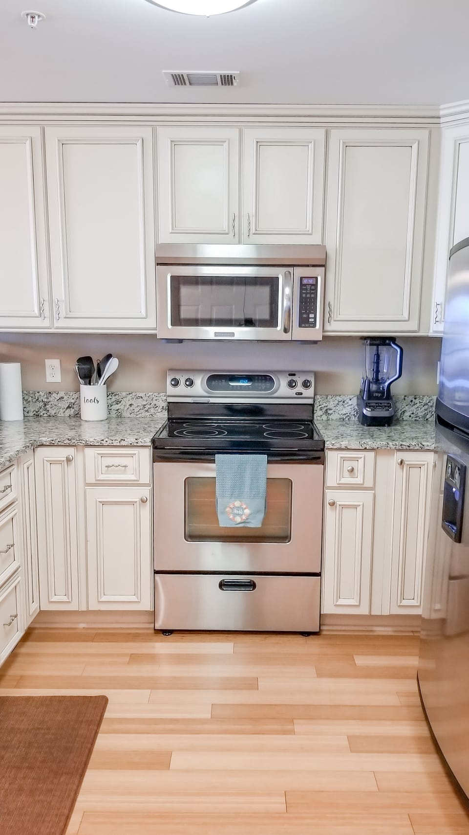 Fully stocked kitchen