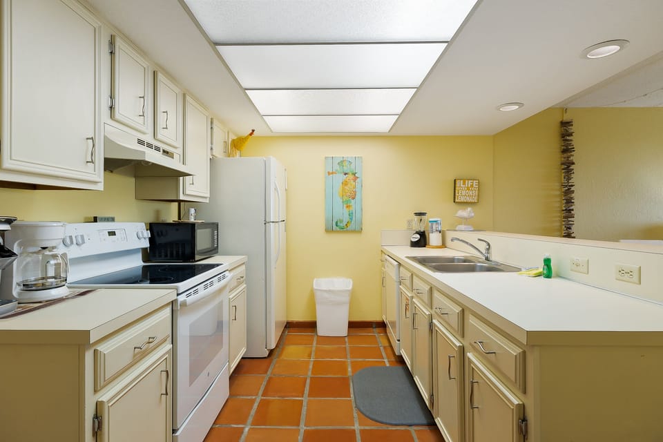 Fully Stocked Kitchen with essentials needed to prepare a home cooked meal!