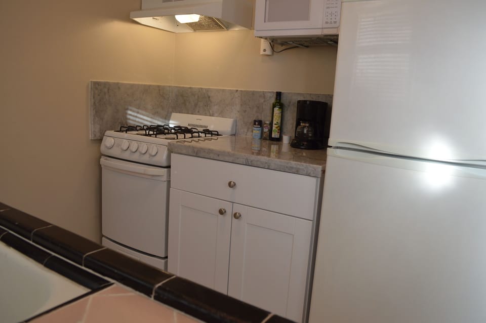 lots of light, pans, and utensils, if you want to cook at your home away visit.