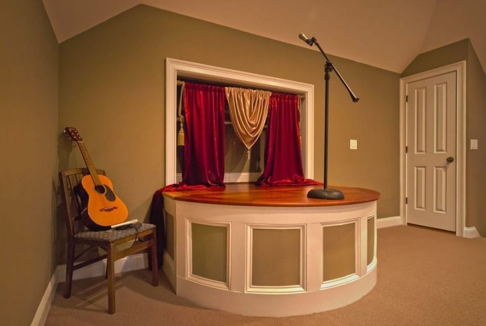 Kids love the Attic stage! Performances encouraged 