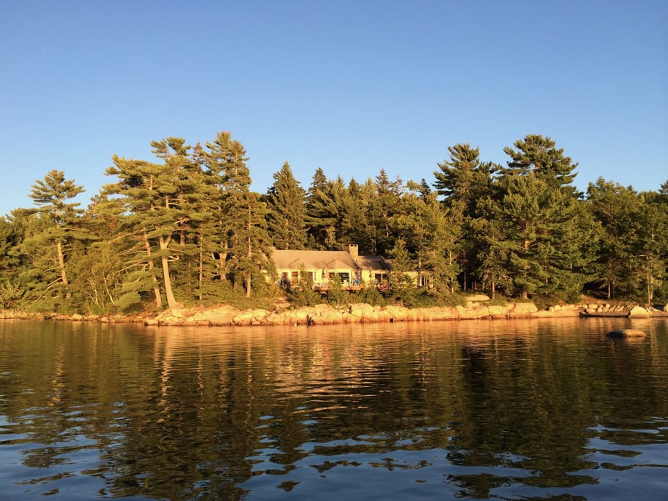Main House looks west across Somes Sound.