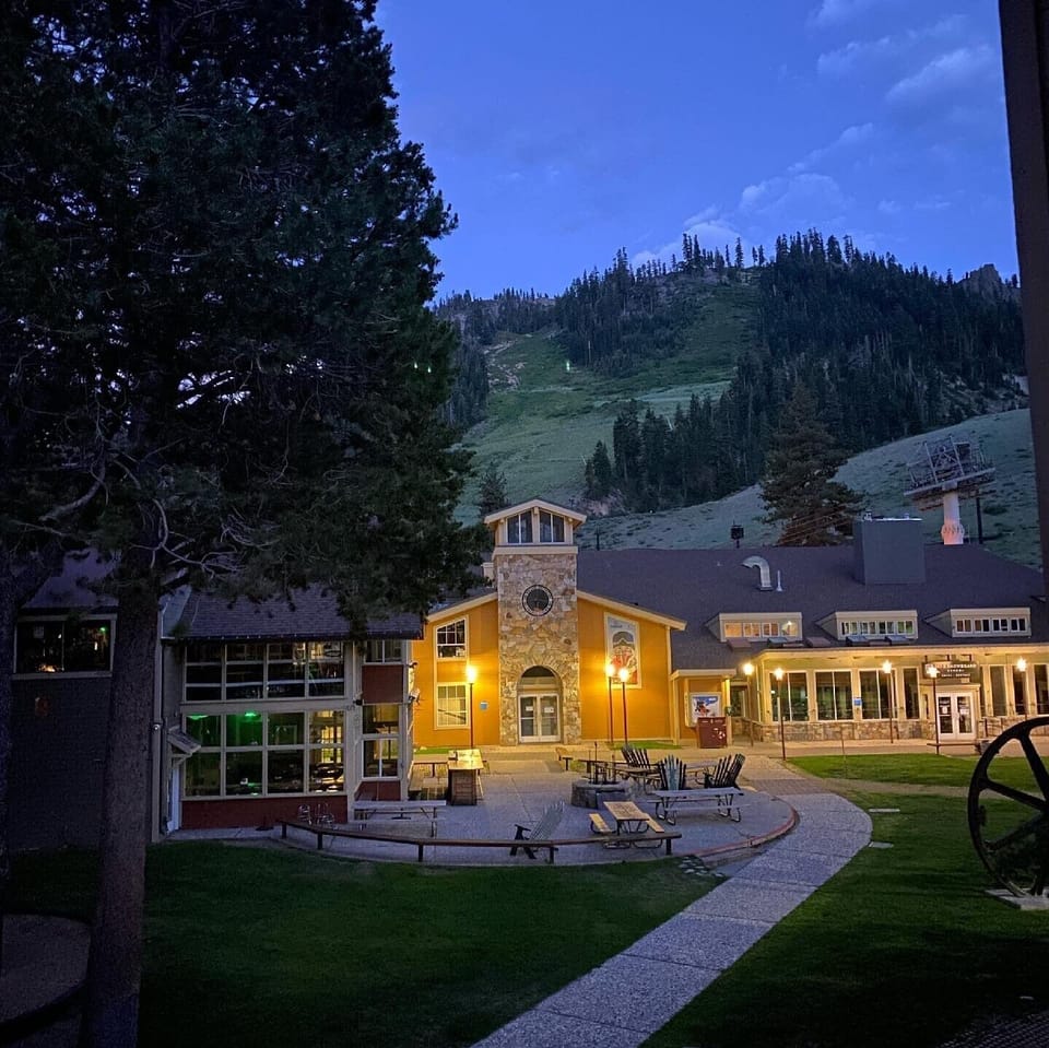 PTL 818: Evening View from the balcony toward Red Dog