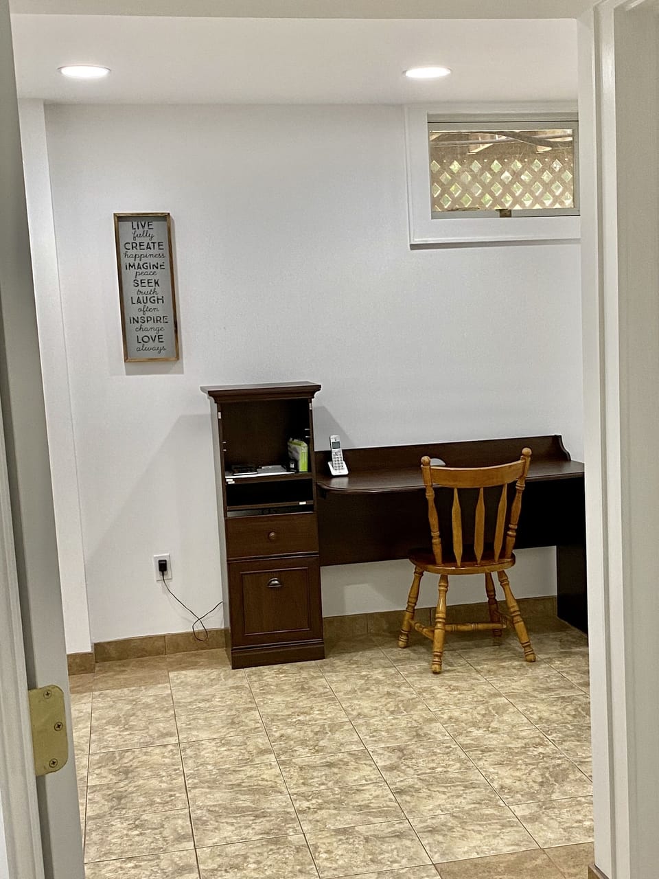The office, with landline