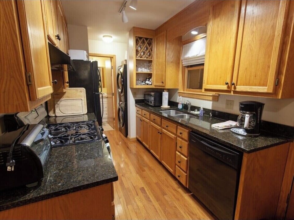 Kitchen , Stacked Washer and Dryer