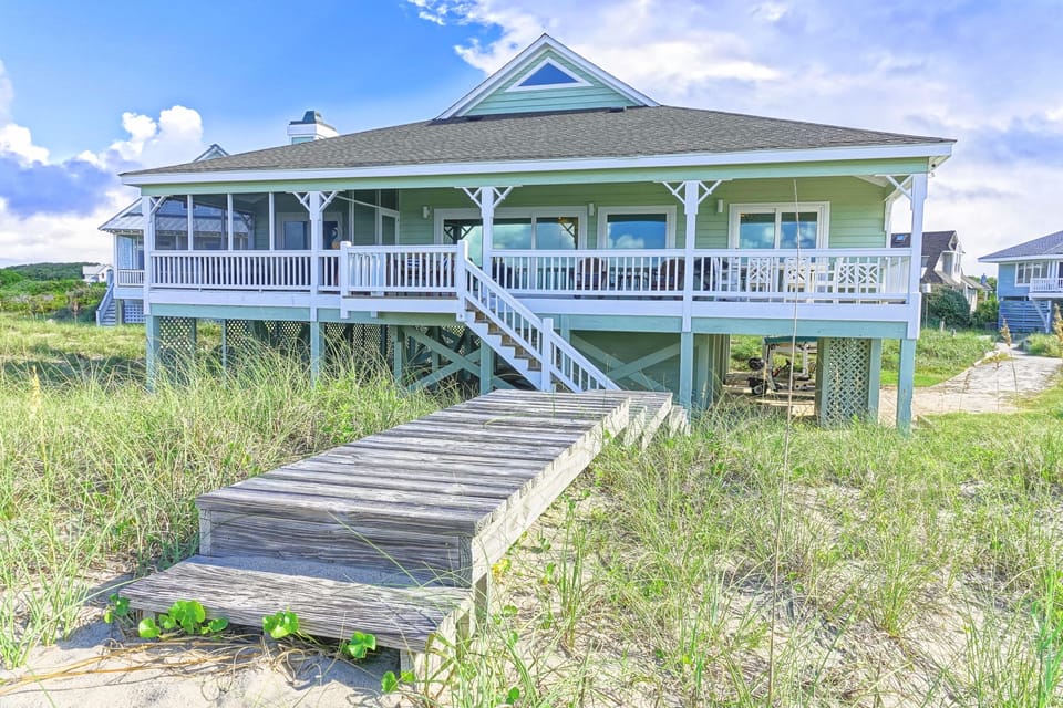 Your very own private beach access boardwalk, one of only a handful on BHI!