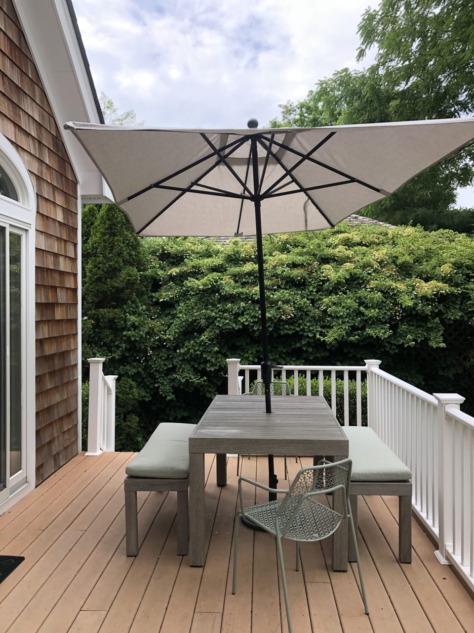 back deck dining area