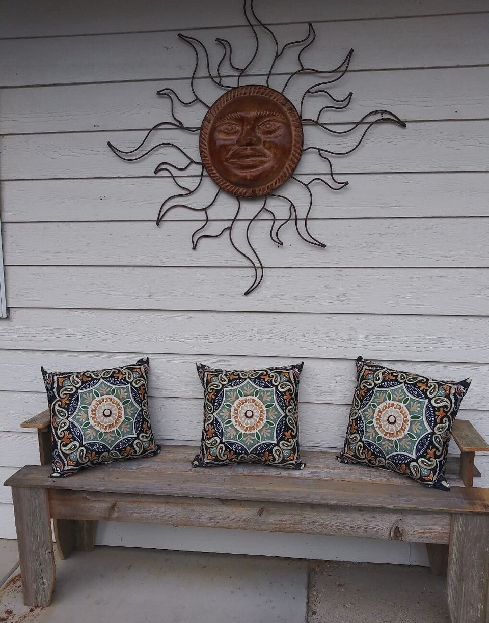 Front outside bench