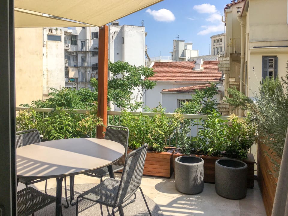 Large balcony