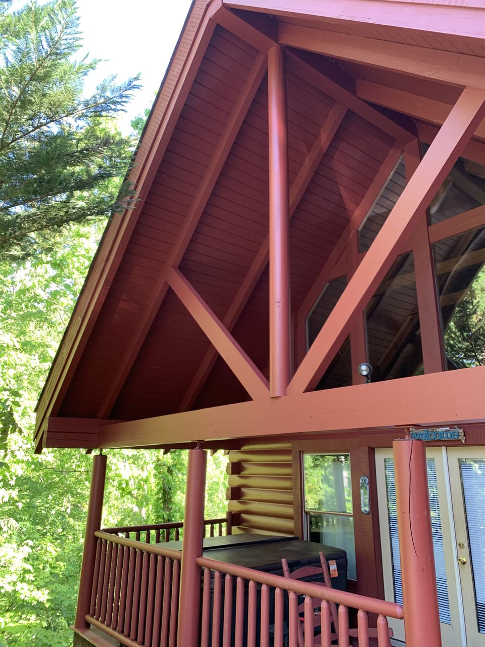Relax in your private hot tub 