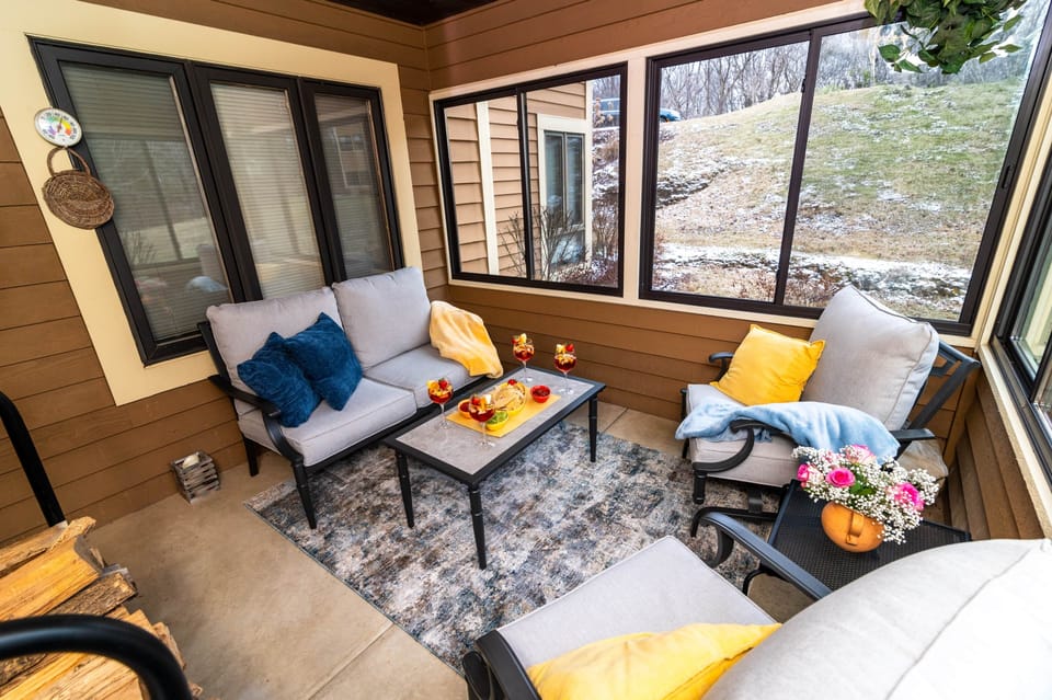 Enjoy the Great Outdoors from the Great Screened Porch