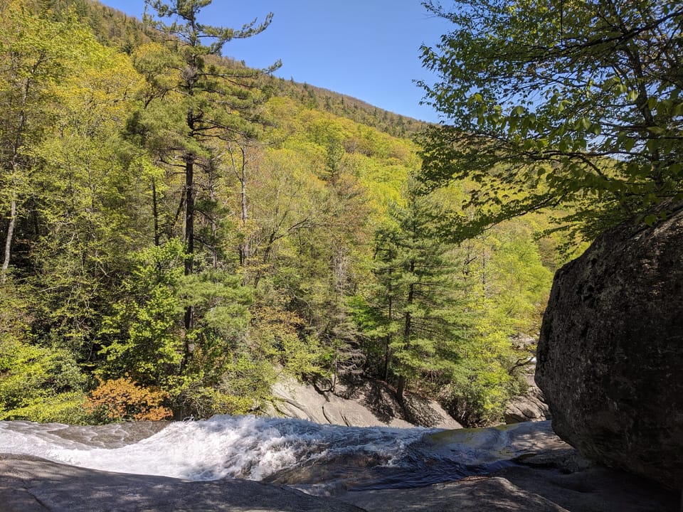This view of little upper falls is worth the 20 minute hike, about 15 miles away