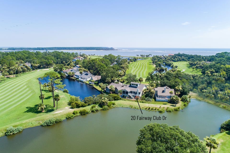 Surrounded by water views