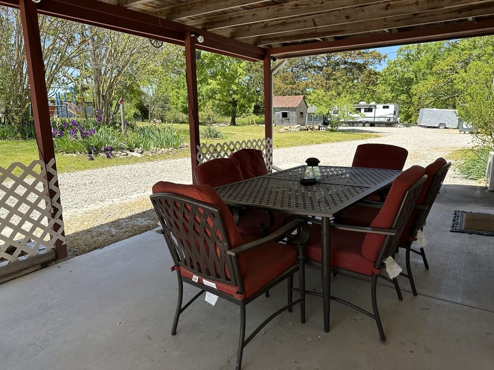 Patio space
