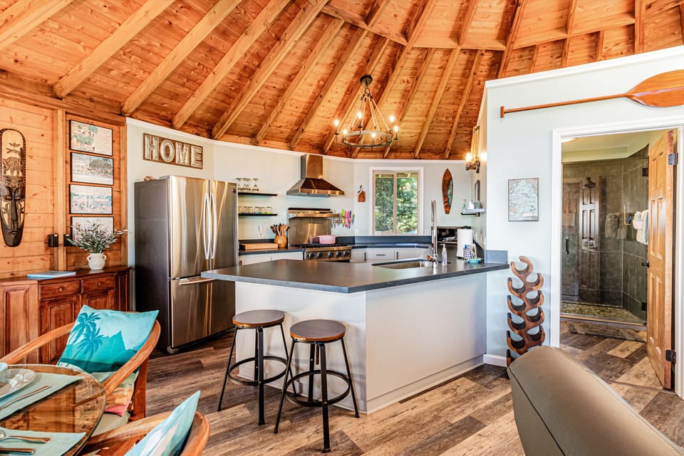 High end appliances in the chef's kitchen