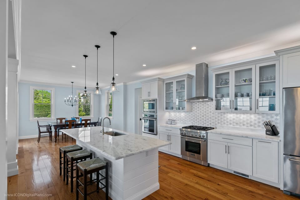 Gourmet Kitchen with high end appliances.