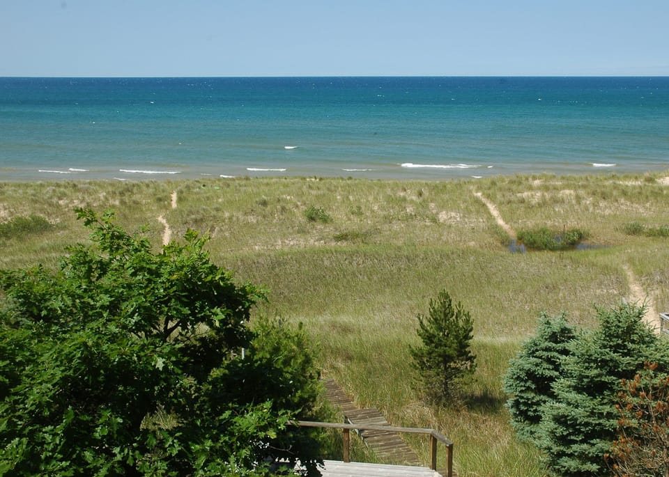 100 feet of sandy beach