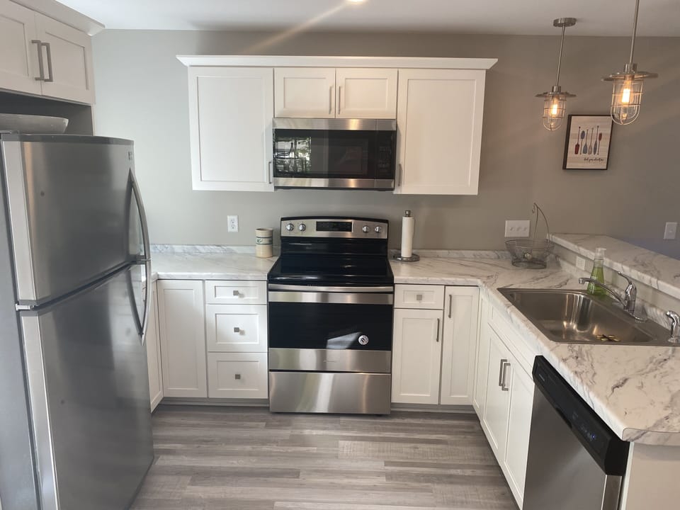 Completely remodeled kitchen