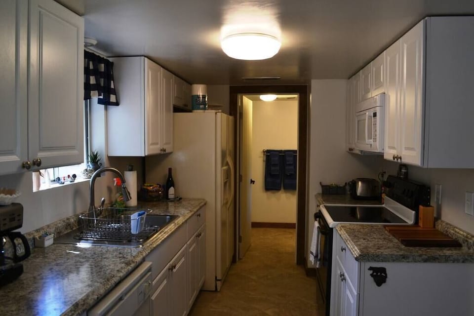 Easy access to lower bathroom