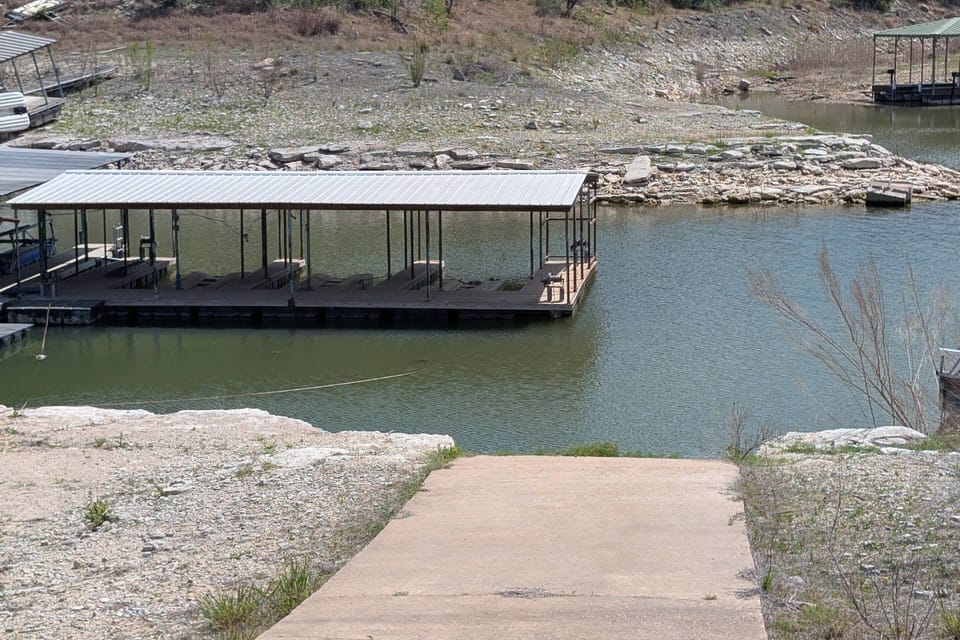 Lake levels are up! Walk to the lake and swim.
