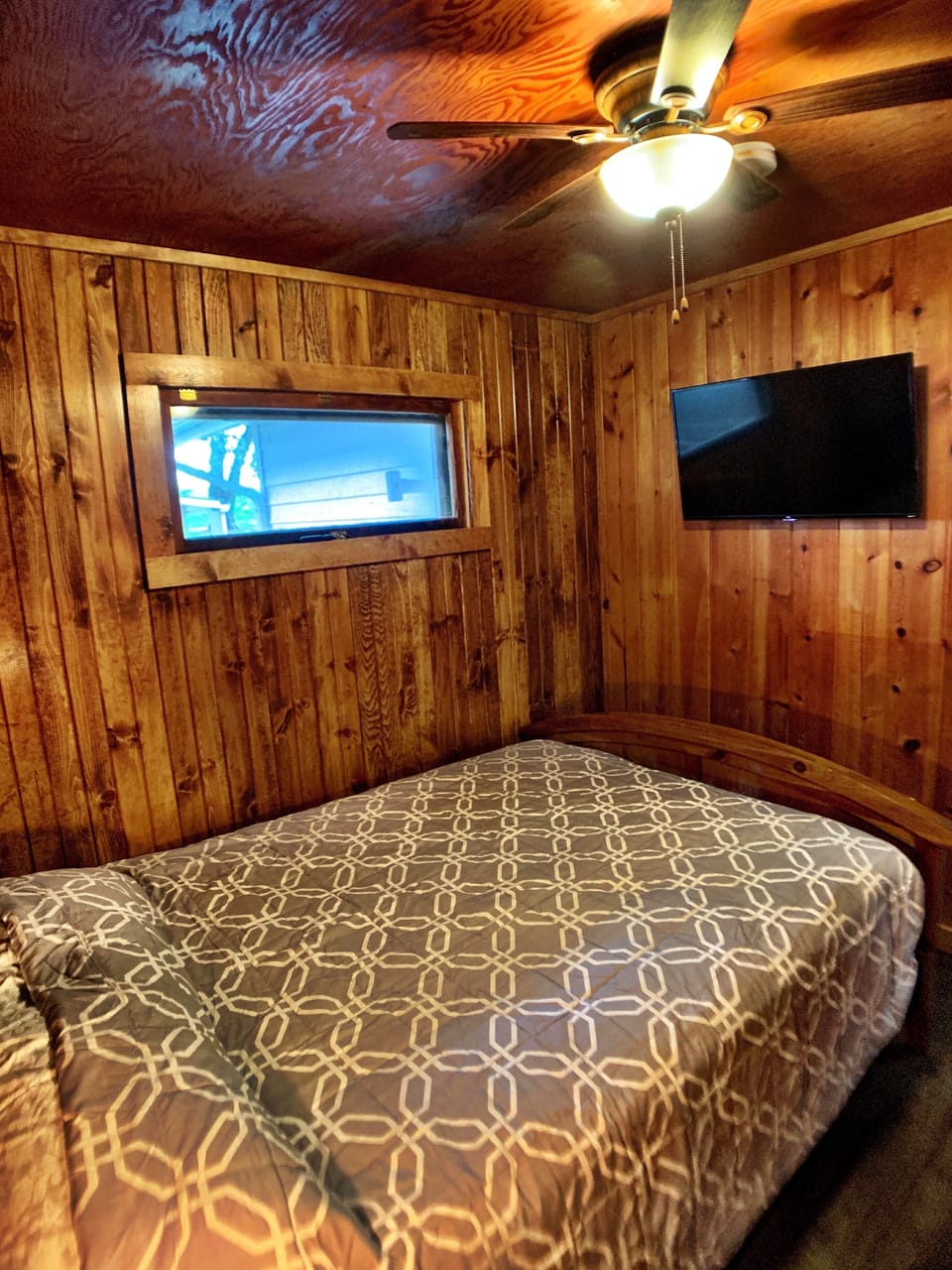 Master bedroom with TV