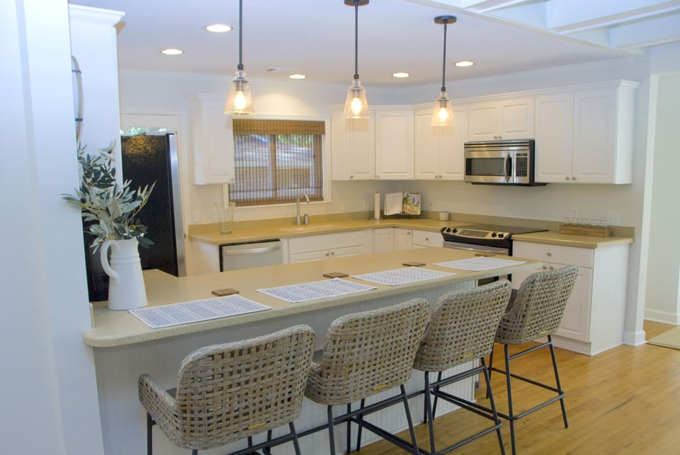 convivial kitchen seating