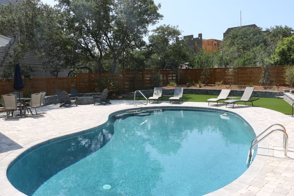 A pool that is truly private.