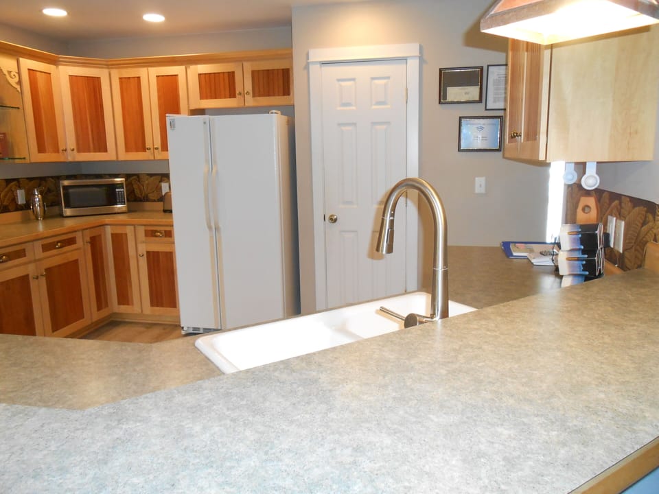 Kitchen with full size appliances