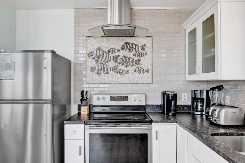 Fully equipped kitchen
