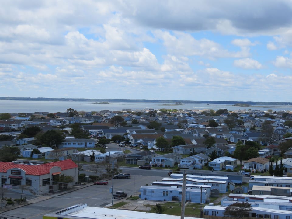Bay views just outside of guest bedroom