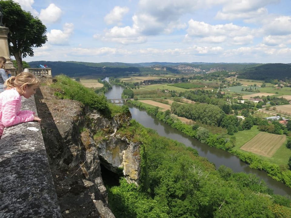 Overlooking the Dordogne - lots of kayaking